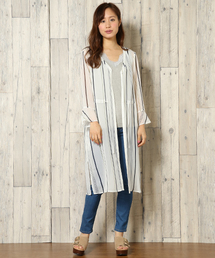 ikka | 楊柳プリントワンピース(ワンピース)