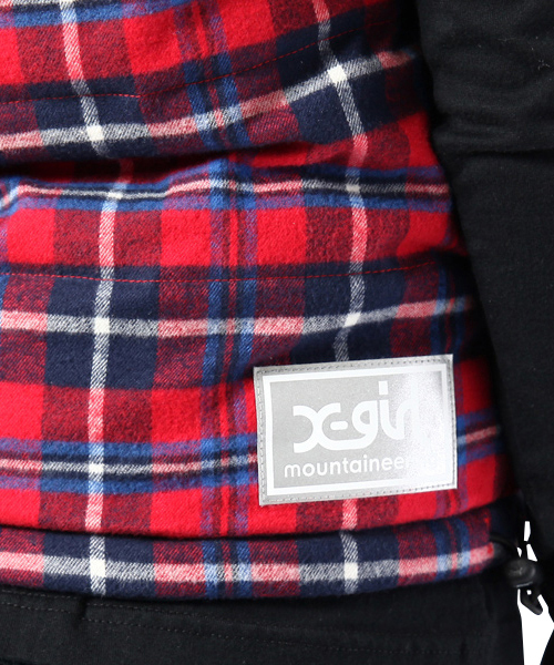 X-girl（エックスガール）の「REVERSIBLE PUFF VEST（ダウンベスト・レディース・ベージュ/グリーン/ネイビー・1/2）」の7枚目の写真