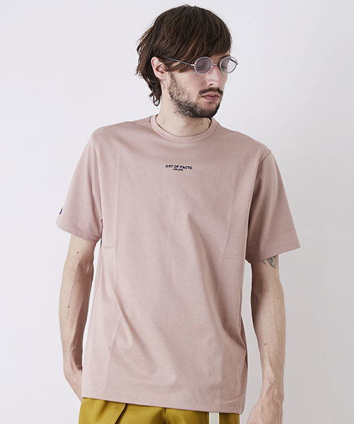 UNITED TOKYO（ユナイテッドトウキョウ）の「AEVILコラボロゴ刺繍半袖TEE（Tシャツ/カットソー・メンズ・サックスブルー/ホワイト/ピンク/ブラック・1/3/2）」の4枚目の写真