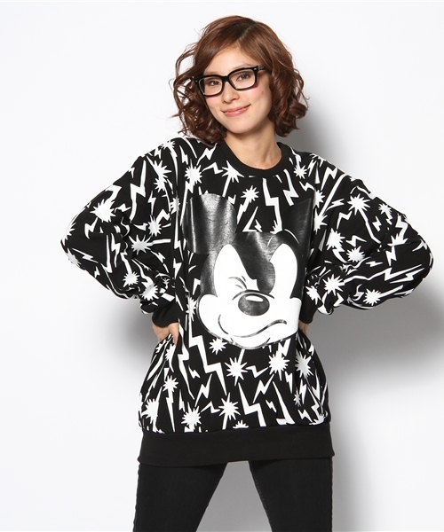 WEGO(ウィゴー)の「ディズニースウェット(スウェット・レディース・ホワイト/ブラック/グレー・FREE)」の3枚目の写真