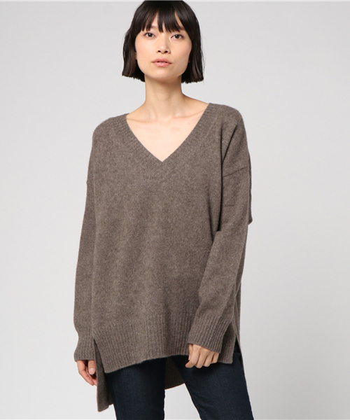 ✨美品✨ティッカ TICCA オーバーサイズ チルデン Vネック