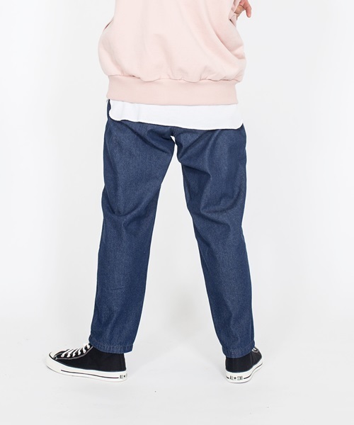 SHIPS JET BLUE（シップスジェットブルー）の「SHIPS JET BLUE: ライトデニム イージーパンツ◇（デニムパンツ・メンズ・ネイビー/ライトブルー・LARGE/MEDIUM）」の3枚目の写真