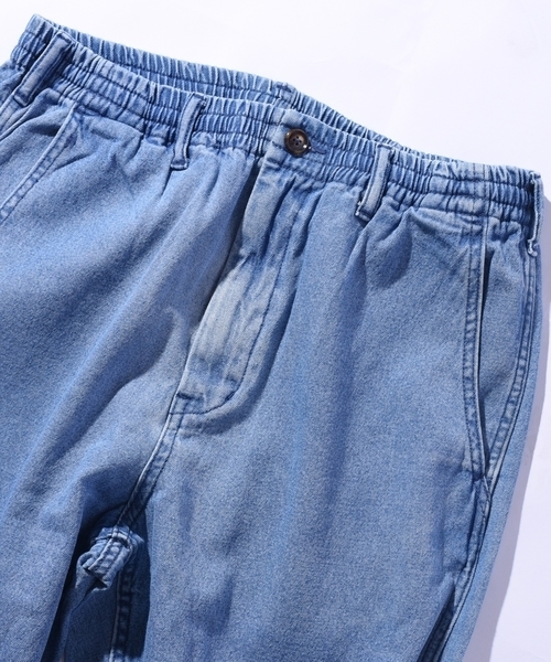 SHIPS JET BLUE（シップスジェットブルー）の「SHIPS JET BLUE: ライトデニム イージーパンツ◇（デニムパンツ・メンズ・ネイビー/ライトブルー・LARGE/MEDIUM）」の16枚目の写真