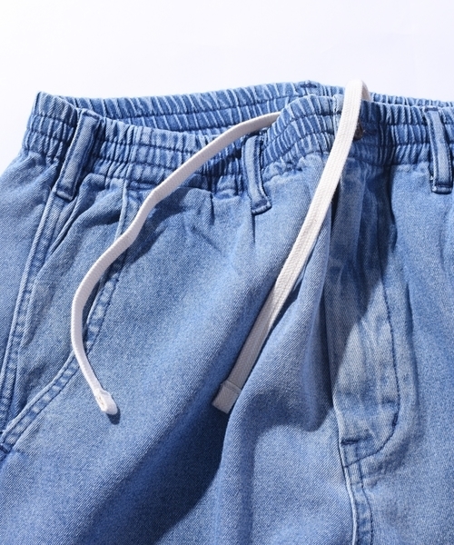SHIPS JET BLUE（シップスジェットブルー）の「SHIPS JET BLUE: ライトデニム イージーパンツ◇（デニムパンツ・メンズ・ネイビー/ライトブルー・LARGE/MEDIUM）」の14枚目の写真