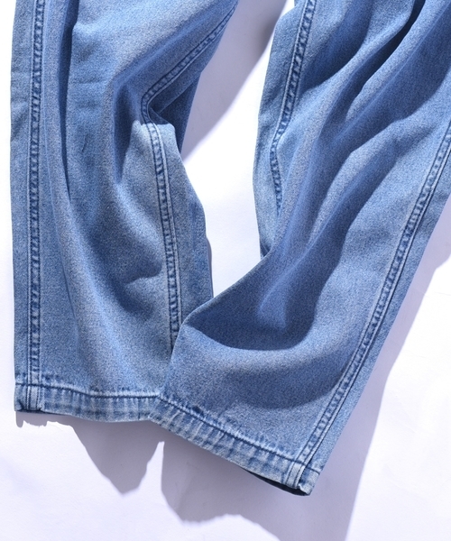 SHIPS JET BLUE（シップスジェットブルー）の「SHIPS JET BLUE: ライトデニム イージーパンツ◇（デニムパンツ・メンズ・ネイビー/ライトブルー・LARGE/MEDIUM）」の9枚目の写真