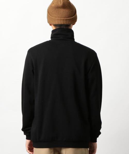 green label relaxing（グリーンレーベルリラクシング）の「[ユニバーサルワークス] SC★UNIVERSAL WORKS  DIAG LOOP/B ハーフジップ プルオーバー ◆（スウェット・メンズ・ブラック/ベージュ・SMALL/MEDIUM/LARGE）」の3枚目の写真