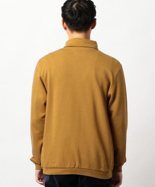 green label relaxing（グリーンレーベルリラクシング）の「[ユニバーサルワークス] SC★UNIVERSAL WORKS  DIAG LOOP/B ハーフジップ プルオーバー ◆（スウェット・メンズ・ブラック/ベージュ・SMALL/MEDIUM/LARGE）」の13枚目の写真