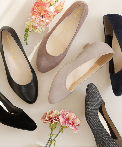 RANAN（ラナン）の「幅広ゆったりアーモンドトゥウェッジパンプス（パンプス・レディース・マスタード/ネイビー/ベージュ系その他/ライトグレー/ピンク/ブラック/レオパード/チェック/ブラック系その他/ブルー/ボルドー/その他1/ベージュ・22.5cm/24.5cm/24cm/25cm/25.5cm/26cm/23cm/23.5cm/23.0cm/25.0cm/26.0cm/23.5㎝/24.0cm/22.5㎝/24.5㎝）」の17枚目の写真