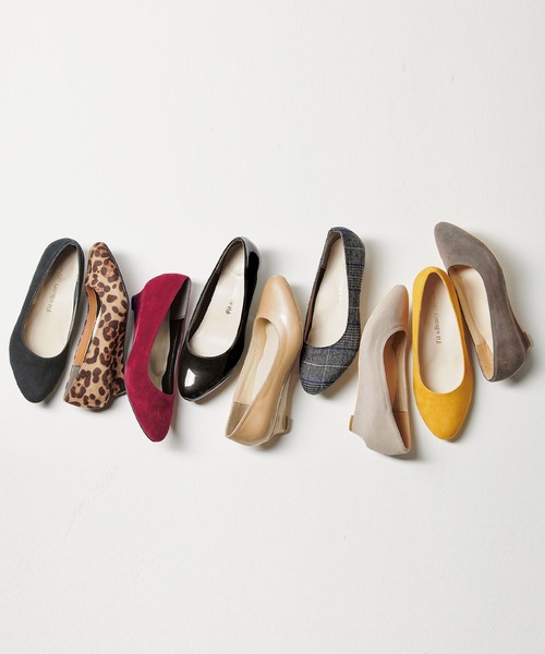 RANAN（ラナン）の「幅広ゆったりアーモンドトゥウェッジパンプス（パンプス・レディース・マスタード/ネイビー/ベージュ系その他/ライトグレー/ピンク/ブラック/レオパード/チェック/ブラック系その他/ブルー/ボルドー/その他1/ベージュ・22.5cm/24.5cm/24cm/25cm/25.5cm/26cm/23cm/23.5cm/23.0cm/25.0cm/26.0cm/23.5㎝/24.0cm/22.5㎝/24.5㎝）」の19枚目の写真