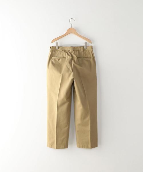 Steven Alan（スティーブンアラン）の「＜Steven Alan＞ CLEAR DRILL BAGGY STRIGHT PANTS/パンツ（チノパンツ・メンズ・ベージュ/ネイビー・MEDIUM/X-LARGE/LARGE/SMALL）」の4枚目の写真