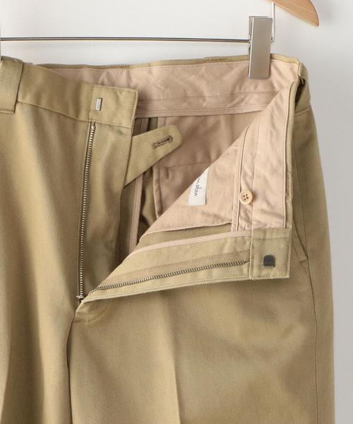 Steven Alan（スティーブンアラン）の「＜Steven Alan＞ CLEAR DRILL BAGGY STRIGHT PANTS/パンツ（チノパンツ・メンズ・ベージュ/ネイビー・MEDIUM/X-LARGE/LARGE/SMALL）」の6枚目の写真