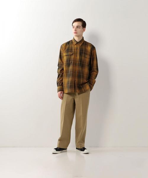 Steven Alan（スティーブンアラン）の「＜Steven Alan＞ CLEAR DRILL BAGGY STRIGHT PANTS/パンツ（チノパンツ・メンズ・ベージュ/ネイビー・MEDIUM/X-LARGE/LARGE/SMALL）」の15枚目の写真