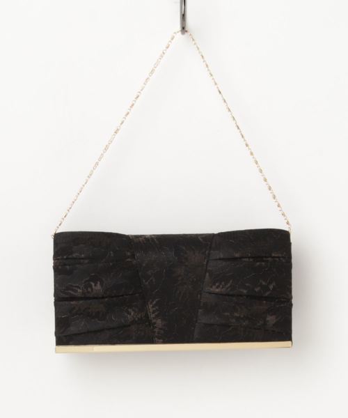 reca(レカ)の「《結婚式やパーティーに》ゴールド透かしデザイン3WAYクラッチバック(クラッチバッグ・レディース・ベージュ/ブラック・FREE)」の7枚目の写真