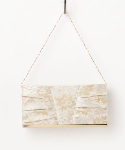 reca(レカ)の「《結婚式やパーティーに》ゴールド透かしデザイン3WAYクラッチバック(クラッチバッグ・レディース・ベージュ/ブラック・FREE)」の8枚目の写真