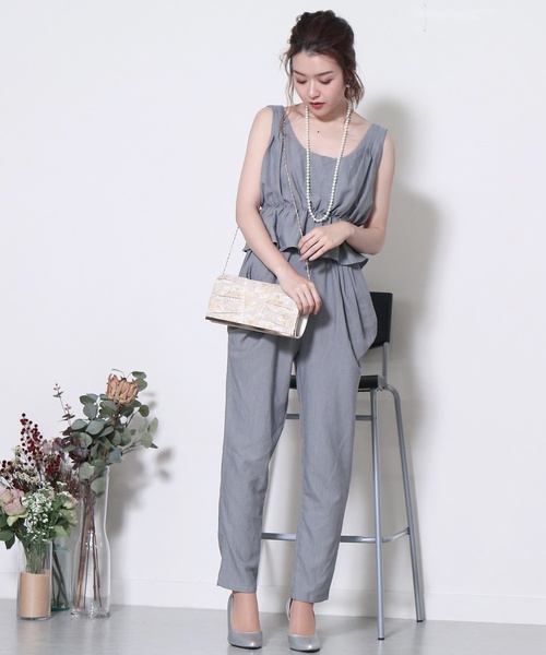 reca(レカ)の「《結婚式やパーティーに》ゴールド透かしデザイン3WAYクラッチバック(クラッチバッグ・レディース・ベージュ/ブラック・FREE)」の10枚目の写真