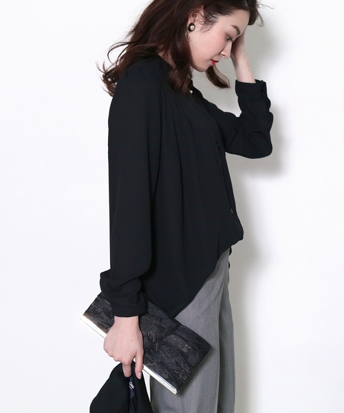 reca(レカ)の「《結婚式やパーティーに》ゴールド透かしデザイン3WAYクラッチバック(クラッチバッグ・レディース・ベージュ/ブラック・FREE)」の12枚目の写真