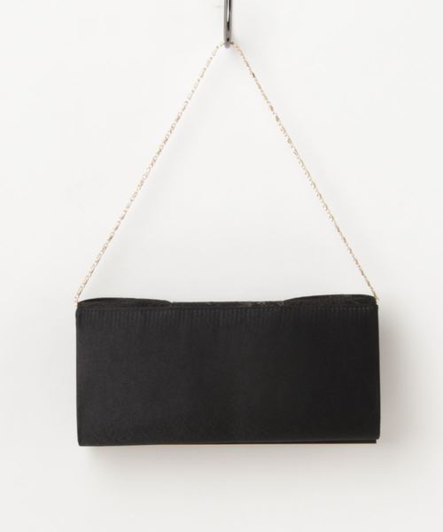 reca(レカ)の「《結婚式やパーティーに》ゴールド透かしデザイン3WAYクラッチバック(クラッチバッグ・レディース・ベージュ/ブラック・FREE)」の5枚目の写真