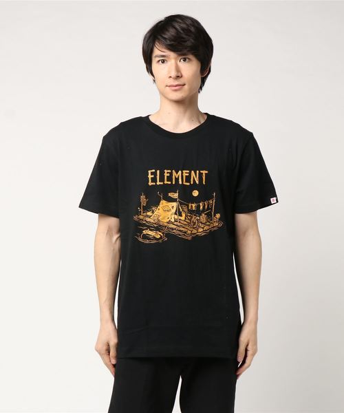 ELEMENT（エレメント）の「ELEMENT メンズ 【TIMBER!】 RIVER DREAMS SS Ｔシャツ（Tシャツ/カットソー・メンズ・ホワイト/ブラック・LARGE/MEDIUM）」の2枚目の写真