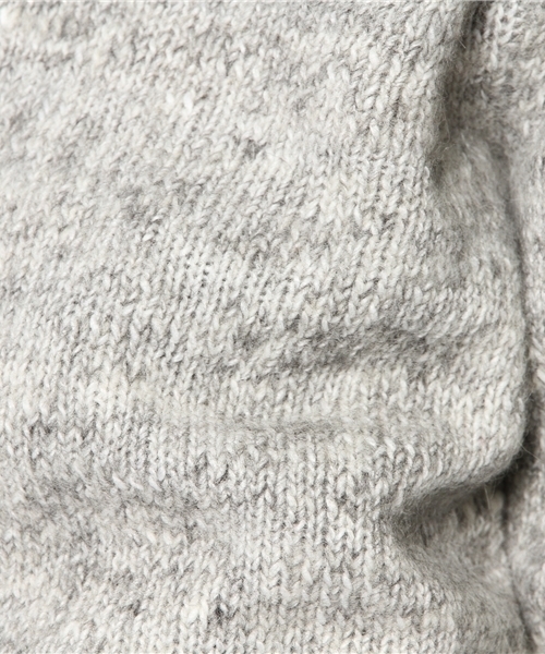 BEARDSLEY（ビアズリー）の「MIXローゲージニット（ニット/セーター・レディース・ベージュ/グレー/オレンジ・FREE）」の7枚目の写真