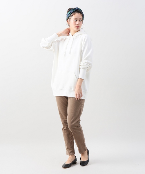 JOURNAL STANDARD relume（ジャーナルスタンダード　レリューム）の「【Begin掲載】30 セイヒンゾメ パーカー（パーカー・レディース・ホワイト/パープル/キャメル・FREE）」の9枚目の写真