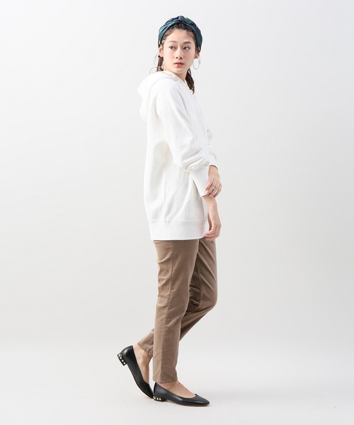 JOURNAL STANDARD relume（ジャーナルスタンダード　レリューム）の「【Begin掲載】30 セイヒンゾメ パーカー（パーカー・レディース・ホワイト/パープル/キャメル・FREE）」の10枚目の写真