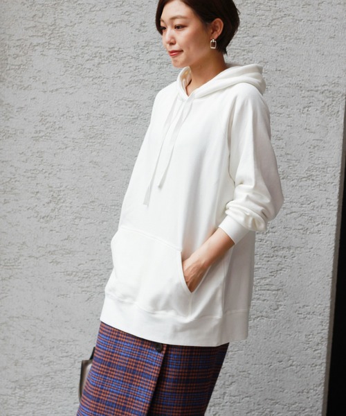 JOURNAL STANDARD relume（ジャーナルスタンダード　レリューム）の「【Begin掲載】30 セイヒンゾメ パーカー（パーカー・レディース・ホワイト/パープル/キャメル・FREE）」の17枚目の写真