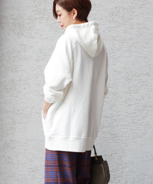 JOURNAL STANDARD relume（ジャーナルスタンダード　レリューム）の「【Begin掲載】30 セイヒンゾメ パーカー（パーカー・レディース・ホワイト/パープル/キャメル・FREE）」の12枚目の写真