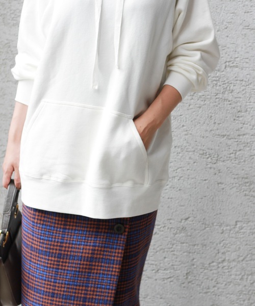 JOURNAL STANDARD relume（ジャーナルスタンダード　レリューム）の「【Begin掲載】30 セイヒンゾメ パーカー（パーカー・レディース・ホワイト/パープル/キャメル・FREE）」の21枚目の写真