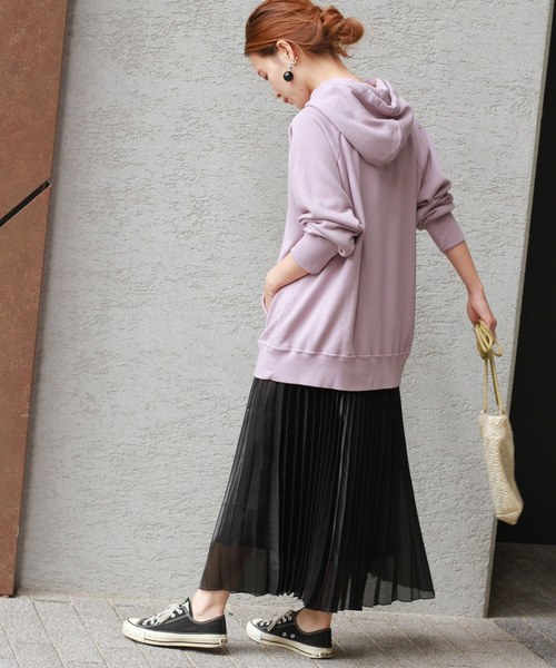 JOURNAL STANDARD relume（ジャーナルスタンダード　レリューム）の「【Begin掲載】30 セイヒンゾメ パーカー（パーカー・レディース・ホワイト/パープル/キャメル・FREE）」の18枚目の写真