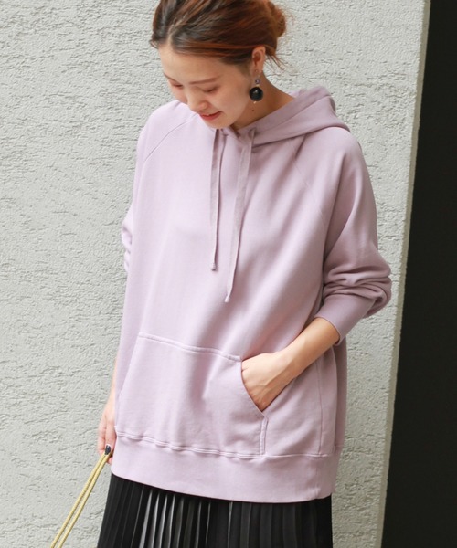 JOURNAL STANDARD relume（ジャーナルスタンダード　レリューム）の「【Begin掲載】30 セイヒンゾメ パーカー（パーカー・レディース・ホワイト/パープル/キャメル・FREE）」の16枚目の写真