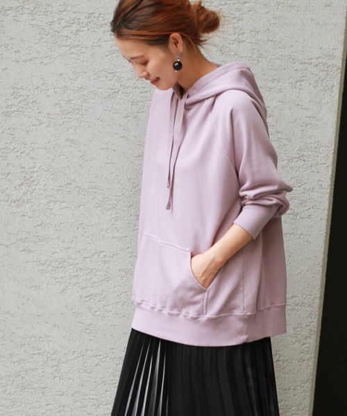 JOURNAL STANDARD relume（ジャーナルスタンダード　レリューム）の「【Begin掲載】30 セイヒンゾメ パーカー（パーカー・レディース・ホワイト/パープル/キャメル・FREE）」の13枚目の写真
