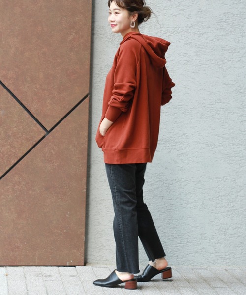 JOURNAL STANDARD relume（ジャーナルスタンダード　レリューム）の「【Begin掲載】30 セイヒンゾメ パーカー（パーカー・レディース・ホワイト/パープル/キャメル・FREE）」の22枚目の写真