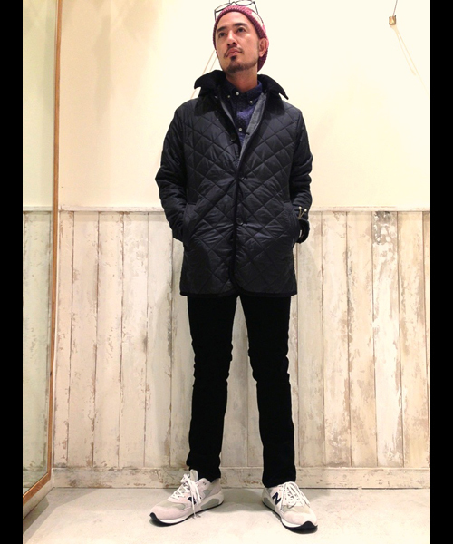 CIAOPANIC TYPY（チャオパニックティピー）の「[THE SMOCK SHOP×CIAOPANIC TYPY]キルトコート（その他アウター・メンズ・モカ/レッド/マスタード/ブルー/ブラック・MEDIUM/LARGE）」の2枚目の写真