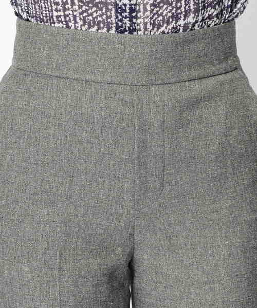 NARACAMICIE（ナラカミーチェ）の「ツイードハイウエストストレートパンツ（その他パンツ・レディース・グレー・SMALL/MEDIUM/LARGE）」の6枚目の写真