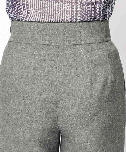 NARACAMICIE（ナラカミーチェ）の「ツイードハイウエストストレートパンツ（その他パンツ・レディース・グレー・SMALL/MEDIUM/LARGE）」の8枚目の写真