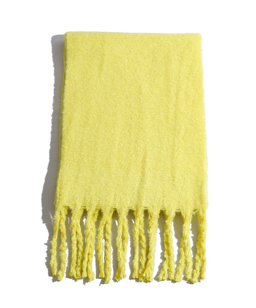 WEGO（ウィゴー）の「WEGO/ワイドフリンジストール（ストール/ショール・レディース・パープル/ネイビー/ブラウン/グレー/イエロー・FREE）」の13枚目の写真