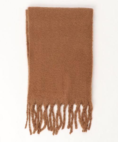 WEGO（ウィゴー）の「WEGO/ワイドフリンジストール（ストール/ショール・レディース・パープル/ネイビー/ブラウン/グレー/イエロー・FREE）」の8枚目の写真