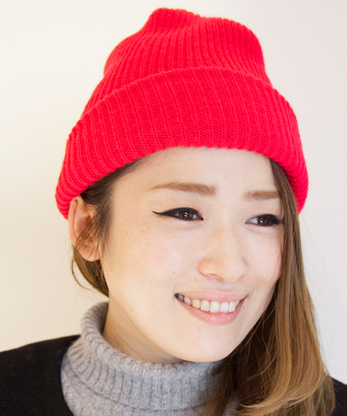 BEAUTY&YOUTH UNITED ARROWS（ビューティーアンドユースユナイテッドアローズ）の「BYMC BRONER アクリルニットキャップ▽◆（ニットキャップ/ビーニー・レディース・オフホワイト/ライトブルー/ネイビー/ダークグレー/ピンク/ワインレッド/パープル/その他1/ベージュ/その他2/グレー/イエロー/ターコイズブルー/オリーブ/レッド/コバルトブルー・フリー）」の12枚目の写真