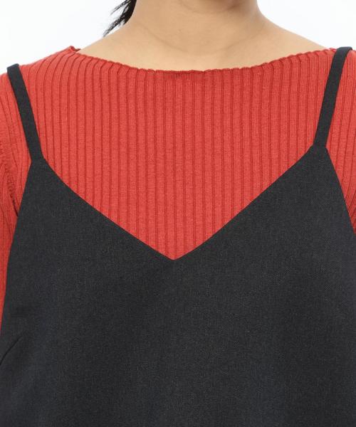 LAKOLE(ラコレ)の「レイヤーVネックビスチェ / LAKOLE(その他トップス・レディース・ピンク/チャコール/グリーン/マスタード・SMALL/MEDIUM)」の18枚目の写真