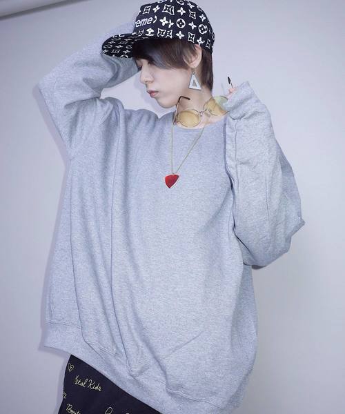 JERZEES(ジャージーズ)の「JERZEES SOLID CREW SW F/ジャージーズソリッドクルースウェット(スウェット)」|グレー