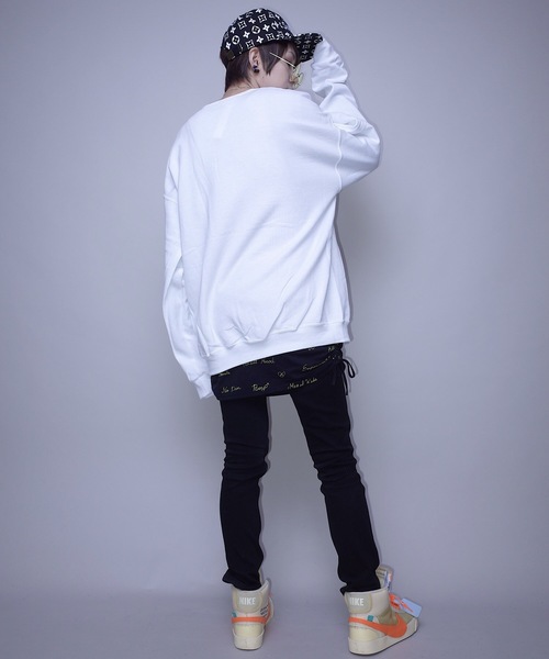 JERZEES（ジャージーズ）の「JERZEES SOLID CREW SW F/ジャージーズソリッドクルースウェット（スウェット・レディース・ホワイト/ブラック/グレー/ネイビー・X-LARGE）」の11枚目の写真