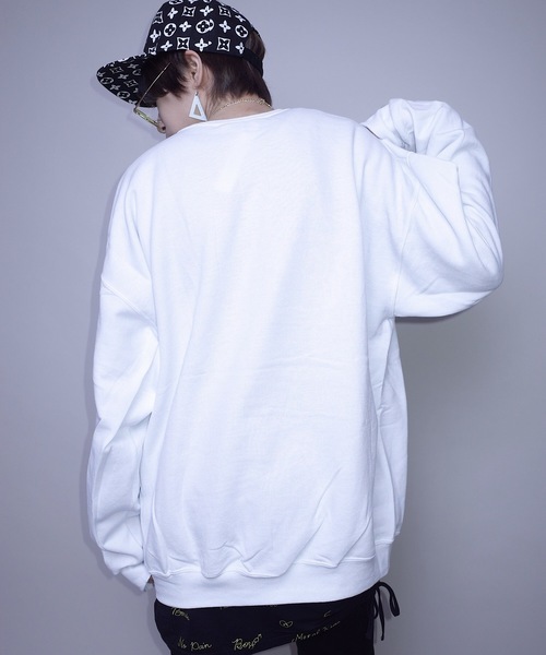 JERZEES（ジャージーズ）の「JERZEES SOLID CREW SW F/ジャージーズソリッドクルースウェット（スウェット・レディース・ホワイト/ブラック/グレー/ネイビー・X-LARGE）」の12枚目の写真