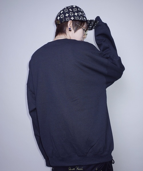 JERZEES（ジャージーズ）の「JERZEES SOLID CREW SW F/ジャージーズソリッドクルースウェット（スウェット・レディース・ホワイト/ブラック/グレー/ネイビー・X-LARGE）」の20枚目の写真