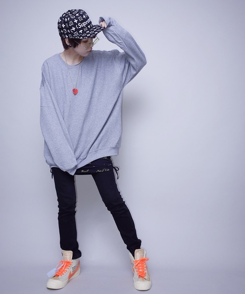 JERZEES（ジャージーズ）の「JERZEES SOLID CREW SW F/ジャージーズソリッドクルースウェット（スウェット・レディース・ホワイト/ブラック/グレー/ネイビー・X-LARGE）」の21枚目の写真