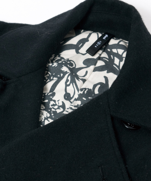 glamb（グラム）の「Dalva P-coat（ピーコート・メンズ・ブラック/ワインレッド・1/2/3/4）」の5枚目の写真