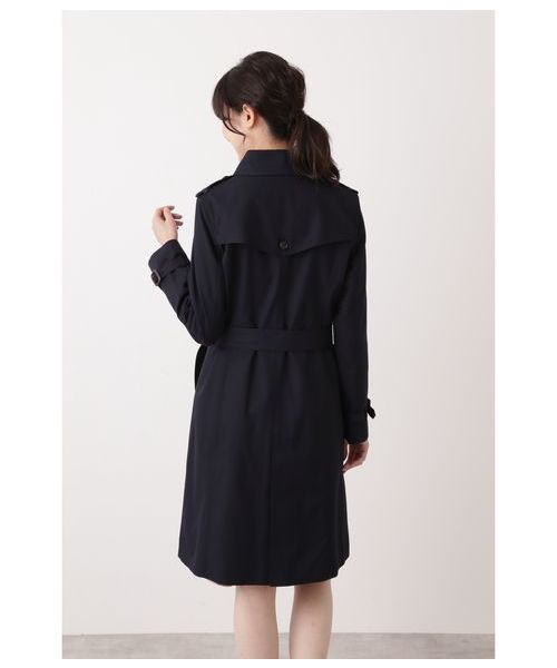 NATURAL BEAUTY BASIC（ナチュラルビューティーベーシック）の「【美人百花 3月号掲載】ベーシックトレンチ（トレンチコート・レディース・ベージュ/ネイビー・SMALL/MEDIUM/LARGE）」の14枚目の写真