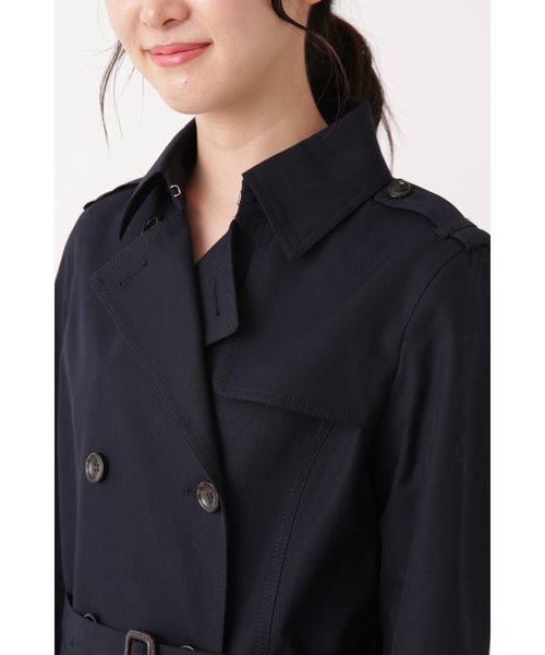 NATURAL BEAUTY BASIC（ナチュラルビューティーベーシック）の「【美人百花 3月号掲載】ベーシックトレンチ（トレンチコート・レディース・ベージュ/ネイビー・SMALL/MEDIUM/LARGE）」の15枚目の写真