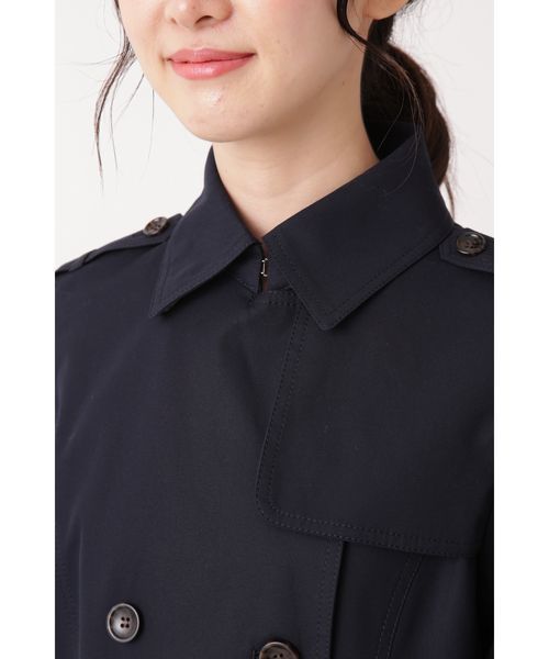 NATURAL BEAUTY BASIC（ナチュラルビューティーベーシック）の「【美人百花 3月号掲載】ベーシックトレンチ（トレンチコート・レディース・ベージュ/ネイビー・SMALL/MEDIUM/LARGE）」の16枚目の写真