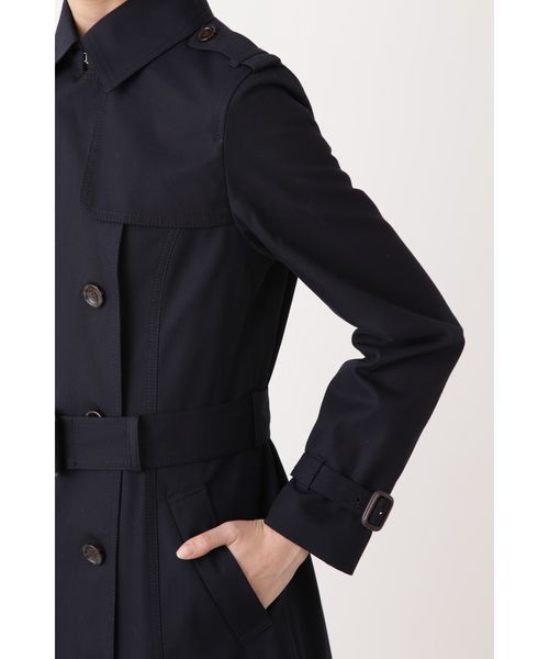 NATURAL BEAUTY BASIC（ナチュラルビューティーベーシック）の「【美人百花 3月号掲載】ベーシックトレンチ（トレンチコート・レディース・ベージュ/ネイビー・SMALL/MEDIUM/LARGE）」の17枚目の写真