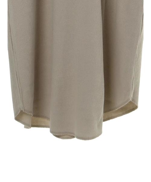 AMERICAN HOLIC（アメリカンホリック）の「ヘンリーネックワッフルマキシワンピース（ワンピース・レディース・チャコールグレー/グレー系その他/ベージュ系その他・M/L）」の9枚目の写真